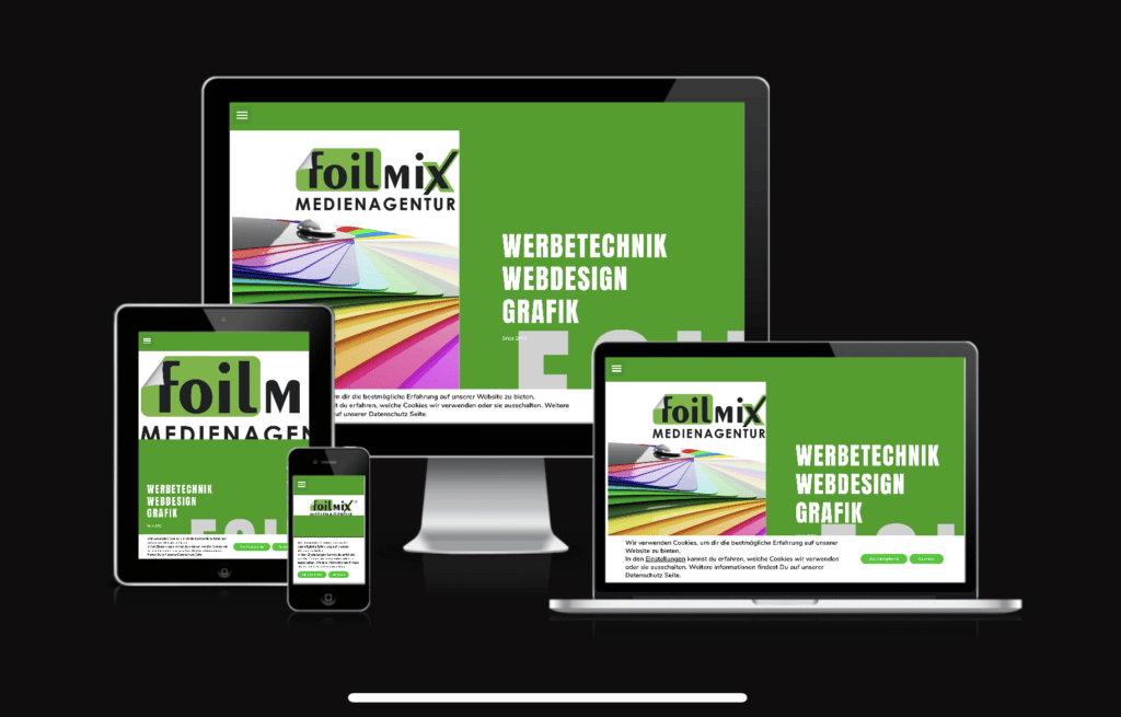 Foilmix Webdesign Respnsive